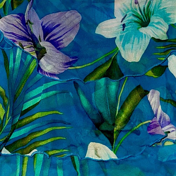 Vintage A.B.S BY ALLEN SCHWARTZ Flutter Top/Camisole, S - Picture 6 of 7